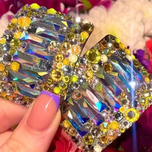 Load image into Gallery viewer, &#39;Ultimate&#39; Multicolour AB Centre Crystal Chaos Heavy Buckles (Made With Swarovski)
