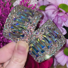 Load and play video in Gallery viewer, ‘Ultimate&#39; AB Crystal Chaos Heavy Buckles (Made With Swarovski)
