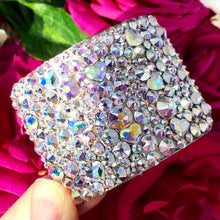 Load image into Gallery viewer, ‘Lovestruck&#39; AB Crystal Chaos Heavy Buckles (Made With Swarovski)
