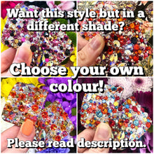 Load image into Gallery viewer, &#39;Comet&#39; Multicolour Crystal Chaos Heavy Buckles (Made With Swarovski)
