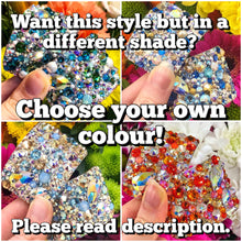 Load image into Gallery viewer, &#39;Elegance&#39; Multicolour Crystal Chaos Heavy Buckles (Made With Swarovski)
