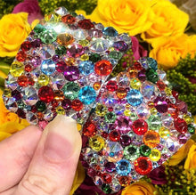 Load image into Gallery viewer, &#39;Universe&#39; Multicolour and AB Crystal Chaos Heavy Buckles (Made With Swarovski)

