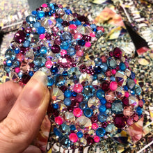Load image into Gallery viewer, &#39;Universe&#39; Multicolour and AB Crystal Chaos Heavy Buckles (Made With Swarovski)
