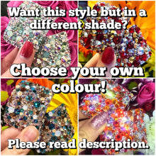 Load image into Gallery viewer, &#39;Universe&#39; Multicolour and AB Crystal Chaos Heavy Buckles (Made With Swarovski)
