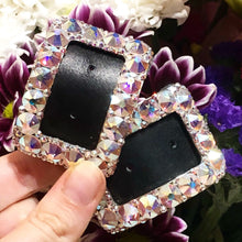 Load image into Gallery viewer, &#39;Pluto&#39; AB Crystal Chaos Heavy Buckles (Made With Swarovski)
