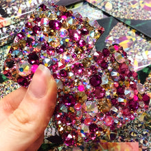 Load image into Gallery viewer, &#39;Universe&#39; Multicolour and AB Crystal Chaos Heavy Buckles (Made With Swarovski)
