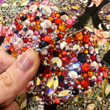 Load image into Gallery viewer, &#39;Comet&#39; Multicolour Crystal Chaos Heavy Buckles (Made With Swarovski)
