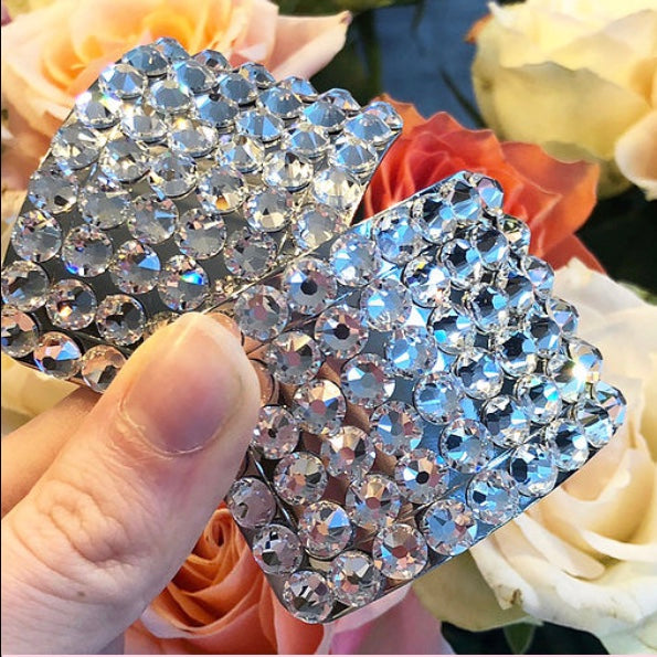 'Stargazer' Clear Crystal Chaos Heavy Buckles (Made With Swarovski)