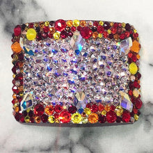 Load image into Gallery viewer, &#39;Champion&#39; Multicoloured Crystal Chaos Heavy Buckles (Made With Swarovski)
