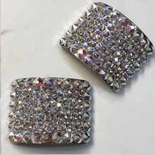 Load image into Gallery viewer, &#39;Moonbeam&#39; AB Crystal Chaos Heavy Buckles (Made With Swarovski)
