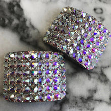 Load image into Gallery viewer, &#39;Blinding&#39; AB Crystal Chaos Heavy Buckles (Made With Swarovski)
