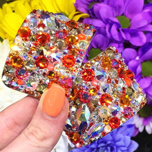 Load image into Gallery viewer, &#39;Comet&#39; Multicolour Crystal Chaos Heavy Buckles (Made With Swarovski)
