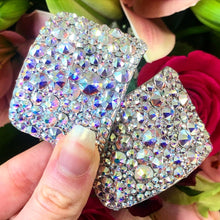 Load image into Gallery viewer, &#39;Universe&#39; AB Crystal Chaos Heavy Buckles (Made With Swarovski)
