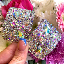 Load image into Gallery viewer, ‘Dewdrop’ AB Crystal Chaos Buckles (Made With High Quality Rhinestones)
