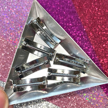 Load image into Gallery viewer, ‘Universe&#39; Multicolour and AB Crystal Chaos Pomp Buckles x 6 (Made With Swarovski)
