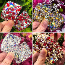 Load image into Gallery viewer, &#39;Meteorite&#39; Multicolour Crystal Chaos Heavy Buckles (Made With Swarovski)
