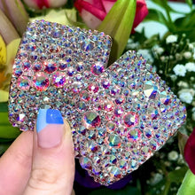 Load image into Gallery viewer, &#39;Universe&#39; AB Crystal Chaos Heavy Buckles (Made With Swarovski)
