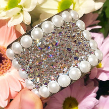 Load image into Gallery viewer, (READY TO SHIP) DISPLAY ‘Perfect Pearl’ Crystal Chaos Heavy Buckles (Made With Swarovski)
