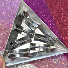 Load image into Gallery viewer, ‘Universe&#39; Multicolour and AB Crystal Chaos Pomp Buckles x 6 (Made With Swarovski)
