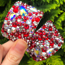 Load image into Gallery viewer, &#39;Meteorite&#39; Multicolour Crystal Chaos Heavy Buckles (Made With Swarovski)
