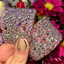 Load image into Gallery viewer, &#39;Universe&#39; AB Crystal Chaos Heavy Buckles (Made With Swarovski)
